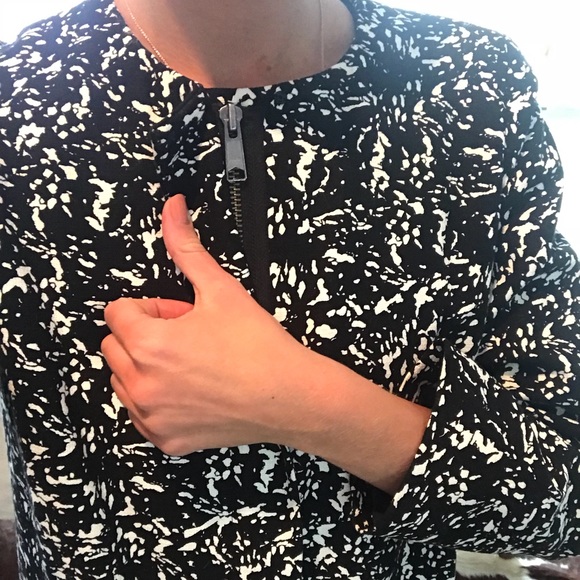 Black & White J. Crew Duster - Picture 7 of 8